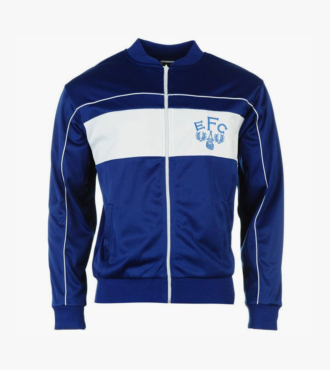 Score Draw Retro Everton 1982 Track Jacket Mens