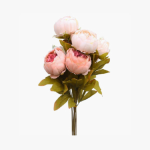 Artificial Peony Silk Flowers Bouquet